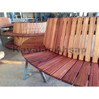 BANK Yuvarlak Oturum Maun veya İroko