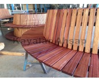 BANK Yuvarlak Oturum Maun veya İroko