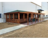 Kamelya - Çardak dinlenme sigara içme alanı km-143