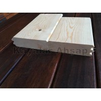 KT-105 Ahşap Kütük - 5 kalın Bungalov Ev Profil