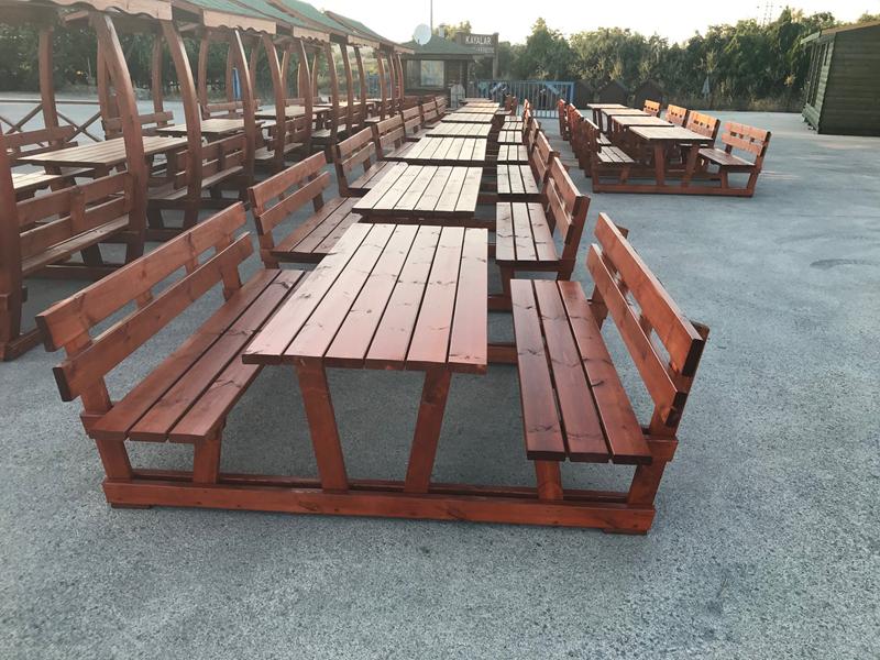 PM-111 Ahşap Piknik Masa